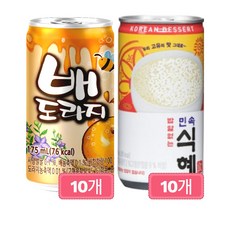 일화 미니 음료수 혼합 2종 10개씩(배도라지 민속식혜), 20개, 175ml
