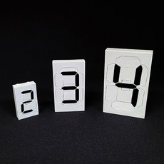 [VMD]멀티 넘버링 (백색 바탕/검정글씨), N2