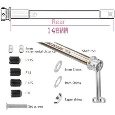 산악 자전거 로드 자전거용 퀵 릴리즈 쓰루 액슬 티타늄 히든 디스크 브레이크 허브용, 1개, A. 31.8