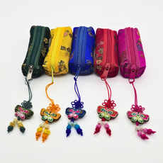 한국민예사 누비 인감 도장 케이스 5조 세트 도장집 한국 전통 매듭 미니 파우치 외국인 선물