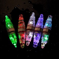 999피싱 LED 수중 집어등 전자 케미 라이트 갈치 선상 낚시 채비, 1개, 무지개