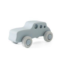 DIU 硅膠汽車 兒童車模硅膠玩樂世界認識兒童益智動手玩具, 1個, 硅膠汽車 粉末藍轎車:如圖
