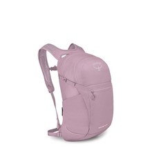 오스프리 Osprey Daylite Plus 통근용 백팩 - 노트북 슬리브와 물병 포켓이 있는 가벼운 일상 팩 직장 학교 및 여행에 이상적 다용도 보관 유동화 프린트/카키, 아이리스 핑크