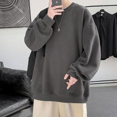 CDCH 男款圓領寬鬆長袖上衣