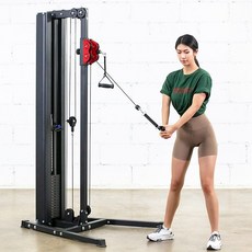가정용 케이블 머신 더블 풀리 홈짐 전신 운동기구 상체 하체 근력운동 멀티 피트니스 트레이너