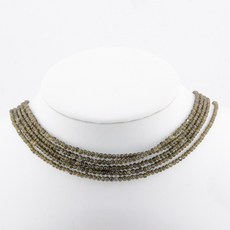 천연 황금 광택 흑요석면 처리 된 라운드/큐브 비즈 2mm 3mm 4mm 보석 만들기 DIY 목걸이, FR 2mm-2.2mm, Golden Obsidian, 1개