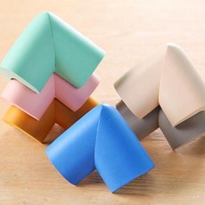 파스텔 모서리 보호쿠션캡 1개(색상 택1), 1개, 블루