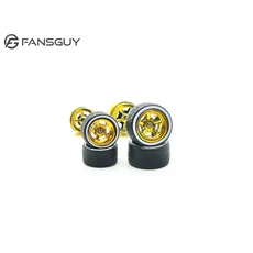 FANSGUY 1Set 10.8mm + 1/64 합금 자동차 스태거드 프론트 소형 리어 휠 RWBSC 시리즈 핫, 01 빠른  Mainland, 02 WBSC-A Gild 1