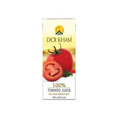[도이캄] 100% 착즙 토마토주스, 200ml, 48개