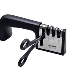 4 in 1 멀티 칼갈이 가위갈이 청소솔 HIMIRU, 블랙, 1개