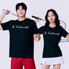 [테크니스트] TNT6509 블랙 남성 여성 반팔 티셔츠