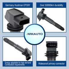 8PCS ARKAUTO 점화 코일 팩 UF563 94860210405 포르쉐 카레라 GT 카이엔 4.5 5.7용