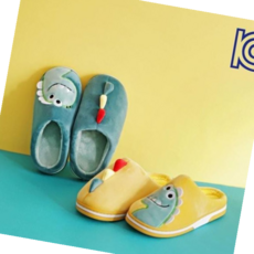 키즈 KC인증 보온쿠션 미끄럼방지 안전한 DINO 키즈슬리퍼