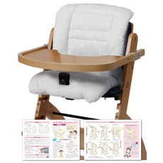 [보육사가 감수] 베이비 의자 쿠션 의자 쿠션 쿠션 아기 의자 등받이 둥글게