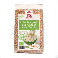 CELNAT 셀낫 완두콩 태국쌀 병아리콩 믹스, 4개, 500g