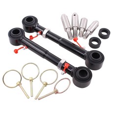 MOTOKU 지프 랭글러 JK 2007-2018용 6.4cm(2.5-6인치) 전면 스웨이 바 링크 빠른 분리 시스템 키트 한 쌍 조절 가능한 업그레이드 스웨이 바 리프트, MOTOKU 지프 랭글러 JK 2007-2018용 6.