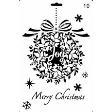 型染版(Stencil) - 蝶古巴特diy-簍空模板-塗鴉模版-繪畫模版, 1個, B50-0092