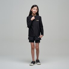 [내셔널지오그래픽] 키즈 K242GWL630 여아 반바지 레깅스 CARBONBLACK, CARBON BLACK, 130