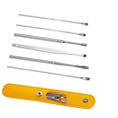 해피이지디자인 휴대용 귀이개 귀파개, 옐로우