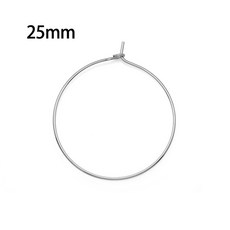 농구 반지 매력 선물 와이어 유리 골든 100pcs KC 컬러 화이트 와인 색상 마커, 25mm silver color