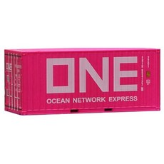 朗堂 N게이지 20f 드라이 컨테이너 타입 ONE (마젠타) 철도 모델용품 MC-2103