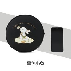 電動車掛包 適用於 機車/自行車/兒童自行車, 1個, 黑色小兔 防水/大容量, 黑色