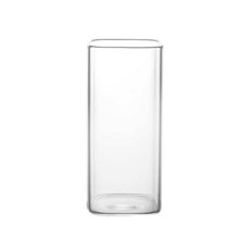 모던 사각 유리컵 캔들용기 350ml, 1개