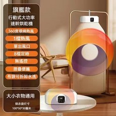 BSMI認證 智能折疊烘乾機 - 快速乾衣、殺菌除蟎、家用烘衣好幫手, 智能殺菌烘乾機