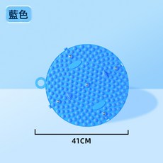 DFMEI 圓形足底指壓板 TPE材質腳底按摩墊 藍色41CM, 藍色-尺寸41CM(現貨)240克左右:如圖, 1個