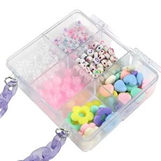비즈아트 블럭방 비즈공예 핑크풋 8000 DIY 비즈세트 비즈공예재료 어린이미술 비즈놀이, 1개, 핑크