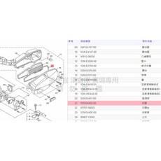 YAMAHA 山葉 封圈 密封膠條 SMAX FORCE, 1個