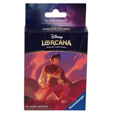 Ravensburger 디즈니 Lorcana TCG 카드 슬리브 알라딘 - Nicholas Kole의 영웅 무법자 | TCG 덱용 보호 슬리브 65개 | 만 8세 이상, Ravensburger 디즈니 Lorcana TCG 카