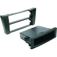 저장 포켓이 있는 Scosche MZ2345B 싱글 DIN 라디오 설치 대시 키트 - 일부 2003-2006 메르세데스-벤츠 E-클래스 - 애프터마켓 자동차 스테레오 설치 키트, 저장 포켓이 있는 Scosche MZ2345B 싱글 D