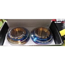 叫小賀 BIBI Factory 前叉防摔球 鋁合金 陽極 防倒球 UF2 L35 TCD2000 Z2 DY 前叉, 1個, 黑色