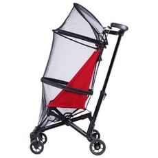 QPlay T18輕便兒童推車，單手收摺，穩固舒適，多色可選, 蚊帳