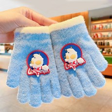 Doly兒童奧特曼手套秋冬季男童女童寶寶防風保暖禦寒五指全包加厚護套