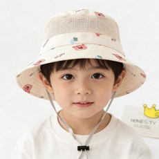시월에인절 아동용 버키햇 벙거지 모자 여름 썬햇