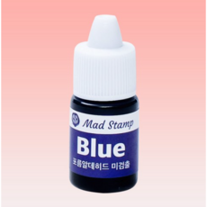 만년 도장 리필잉크 스탬프 패드 리필 충전 방법 2개, 블루