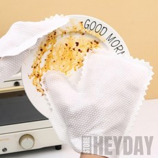 부직포 청소 장갑 10p 다용도청소장갑, 대, 화이트, 10개