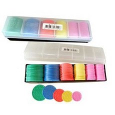 榮冠 籌碼 仇碼 (小) (有數字) 便攜耐磨 桌面遊戲 聚會娛樂, 1個