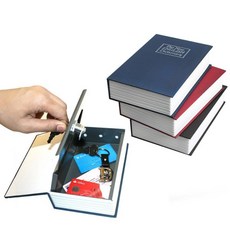 북세이프 사전모양 책금고 중형 자물쇠방식, 빨강