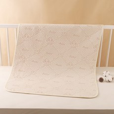 VANLUEE 隔尿墊 純棉 嬰兒彩棉 洗寶寶, 1個, 30*45cm小猴