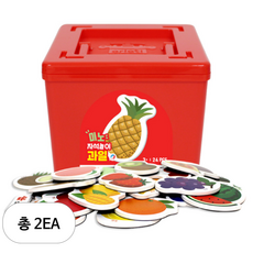 아리아띠 미노 자석놀이 과일, 2개, 24피스