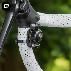 락브로스 로드 자전거 벨 드롭바 핸들 청동벨 크락션 경적 클래식 황동벨 더블, LD-G1, 블랙 340013001