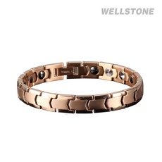 [선물 추천] TV홈쇼핑 웰스톤 게르마늄 팔찌 로즈골드 실버, 1개, 로즈골즈