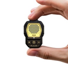 MFish WEAR 이어able BLUE 블루tooth Speaker CLIP 클립-ON 온 MINI 미니 PorTAB 탭le Speaker Built-in Mic for H, Gold