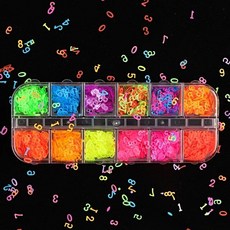 레진 아트 재료 UV 홀로그램 알파벳 하트 모양 글자 수지 장식 공예 조각 에폭시 반짝이 보석 만들기, 5. 12YGSZ, 1개
