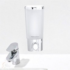 조브로샵 원형 디스펜서 400ml 실버 주방세제디스펜서