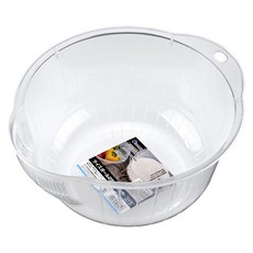 Inomata 瀝水洗米籃, 透明, 1個