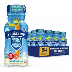 Pediasure 페디아슈어 DHA 비타민 쉐이크 바닐라 237ml 24병